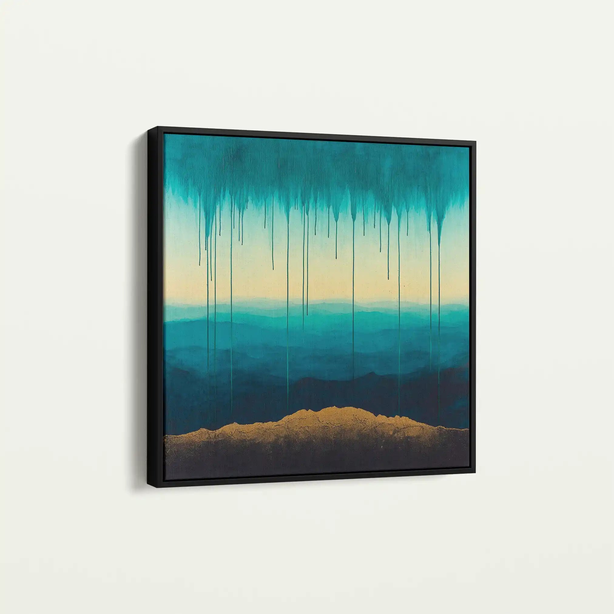 Abstract 786 Canvas Art 60 x 60 cm / Black