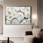 Floral 786 Canvas Art 18" x 24" / 45 x 60 cm / Black