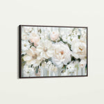 Floral 786 Canvas Art 18" x 24" / 45 x 60 cm / Black
