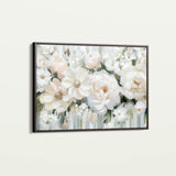 Floral 786 Canvas Art 18" x 24" / 45 x 60 cm / Black
