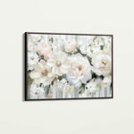 Floral 786 Canvas Art 60 x 40 cm / Black