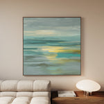 Abstract 787 Canvas Art 16" x 16" / 40 x 40 cm / Black