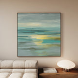 Abstract 787 Canvas Art 16" x 16" / 40 x 40 cm / Black