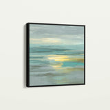 Abstract 787 Canvas Art 16" x 16" / 40 x 40 cm / Black