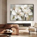 Floral 787 Canvas Art 18" x 24" / 45 x 60 cm / Black