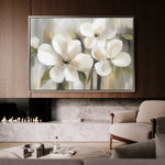 Floral 787 Canvas Art 60 x 40 cm / Black