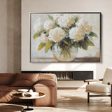 Floral 788 Canvas Art 18" x 24" / 45 x 60 cm / Black