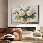Floral 788 Canvas Art 60 x 40 cm / Black