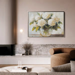 Floral 788 Canvas Art 60 x 40 cm / Black