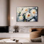 Floral 789 Canvas Art 18" x 24" / 45 x 60 cm / Black