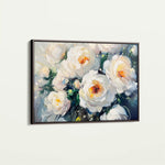 Floral 789 Canvas Art 60 x 40 cm / Black