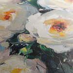 Floral 789 Canvas Art 60 x 40 cm / Black