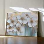 Floral 791 Canvas Art 18" x 24" / 45 x 60 cm / Black