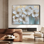 Floral 791 Canvas Art 18" x 24" / 45 x 60 cm / Black