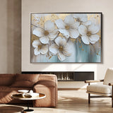 Floral 791 Canvas Art 18" x 24" / 45 x 60 cm / Black