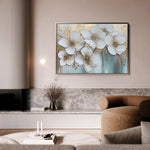 Floral 791 Canvas Art 18" x 24" / 45 x 60 cm / Black