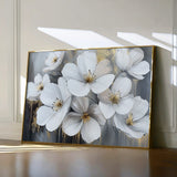 Floral 792 Canvas Art 18" x 24" / 45 x 60 cm / Black