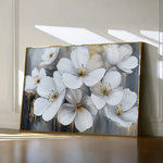 Floral 792 Canvas Art 60 x 40 cm / Black