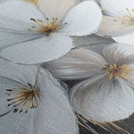 Floral 792 Canvas Art 60 x 40 cm / Black