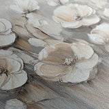 Floral 793 Canvas Art 18" x 24" / 45 x 60 cm / Black