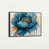 Floral 796 Canvas Art 18" x 24" / 45 x 60 cm / Black