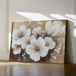 Floral 797 Canvas Art 60 x 40 cm / Black