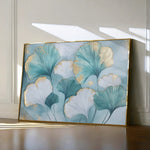 Floral 798 Canvas Art 18" x 24" / 45 x 60 cm / Black