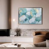 Floral 798 Canvas Art 18" x 24" / 45 x 60 cm / Black