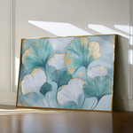 Floral 798 Canvas Art 60 x 40 cm / Black
