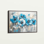 Floral 799 Canvas Art 18" x 24" / 45 x 60 cm / Black