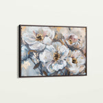 Floral 803 Canvas Art 18" x 24" / 45 x 60 cm / Black