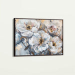 Floral 803 Canvas Art 60 x 40 cm / Black