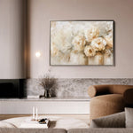 Floral 806 Canvas Art 18" x 24" / 45 x 60 cm / Black