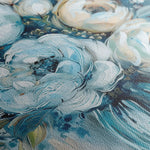 Floral 807 Canvas Art 60 x 40 cm / Black