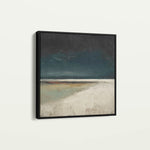 Abstract 808 Canvas Art 16" x 16" / 40 x 40 cm / Black