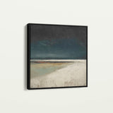 Abstract 808 Canvas Art 16" x 16" / 40 x 40 cm / Black