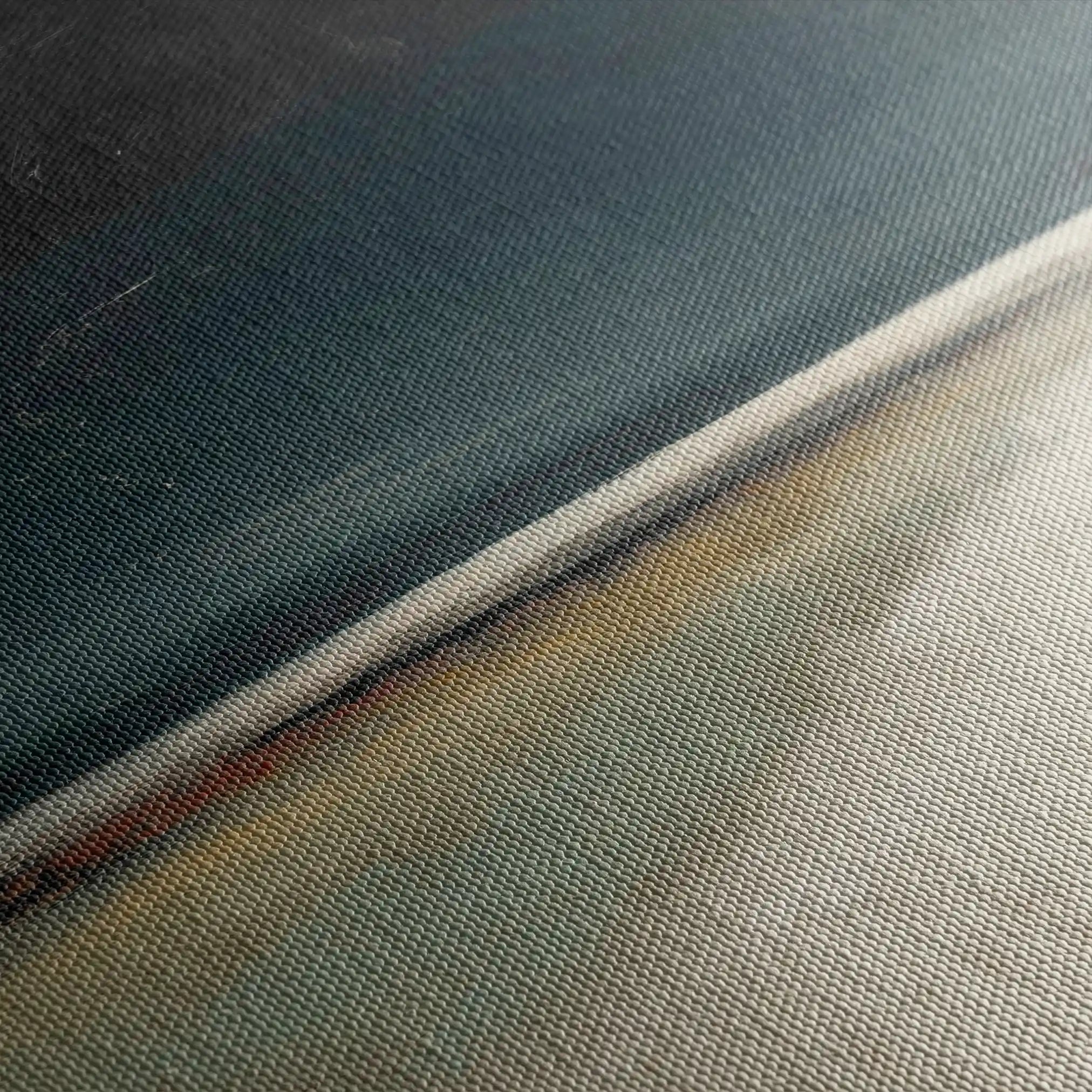 Abstract 808 Canvas Art 16" x 16" / 40 x 40 cm / Black