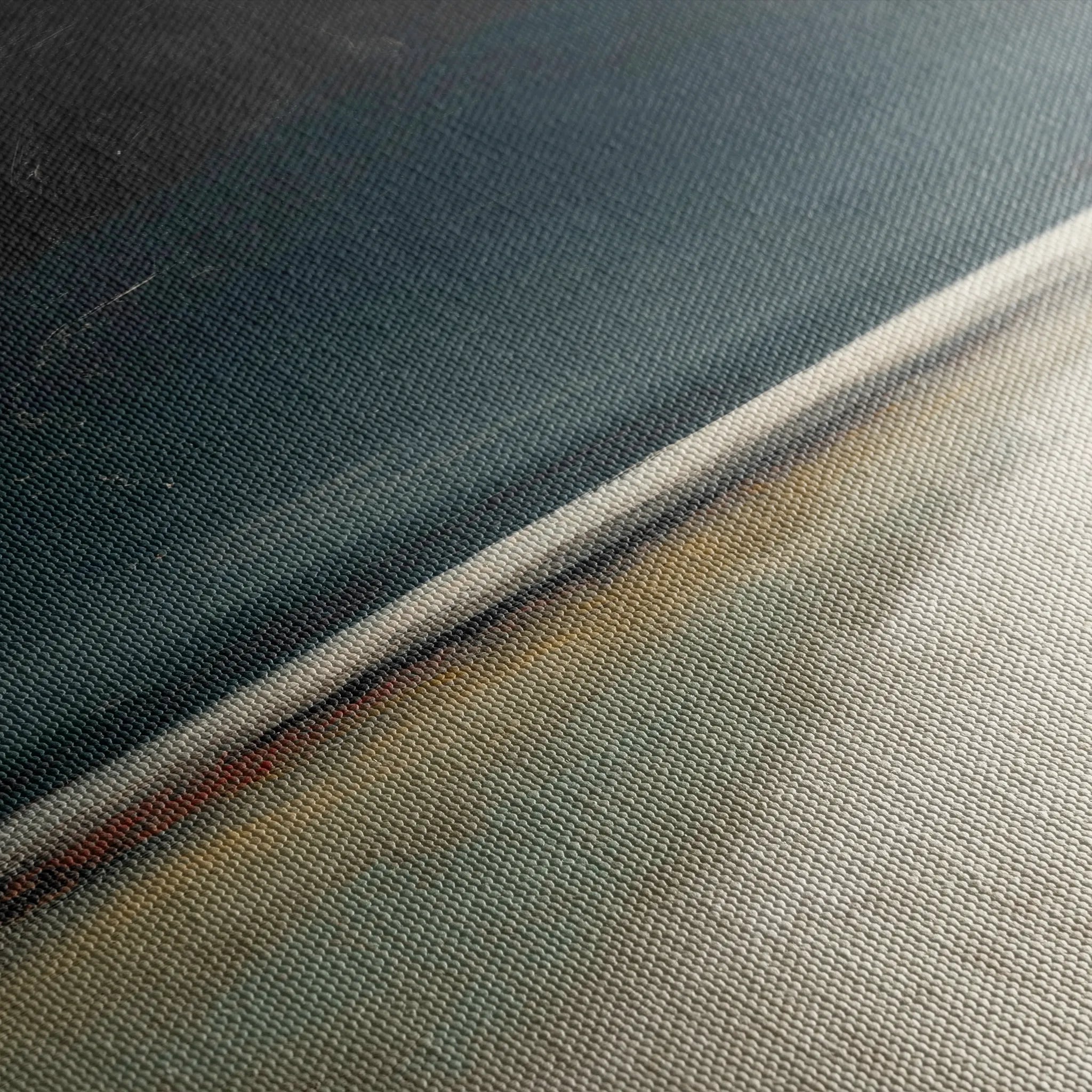 Abstract 808 Canvas Art 16" x 16" / 40 x 40 cm / Black
