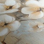 Floral 808 Canvas Art 18" x 24" / 45 x 60 cm / Black