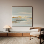 Abstract 810 Canvas Art 16" x 16" / 40 x 40 cm / Black