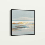 Abstract 810 Canvas Art 16" x 16" / 40 x 40 cm / Black
