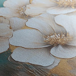Floral 810 Canvas Art 60 x 40 cm / Black