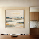 Abstract 811 Canvas Art 16" x 16" / 40 x 40 cm / Black