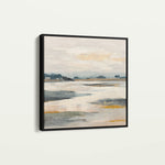 Abstract 811 Canvas Art 16" x 16" / 40 x 40 cm / Black