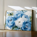 Floral 811 Canvas Art 60 x 40 cm / Black