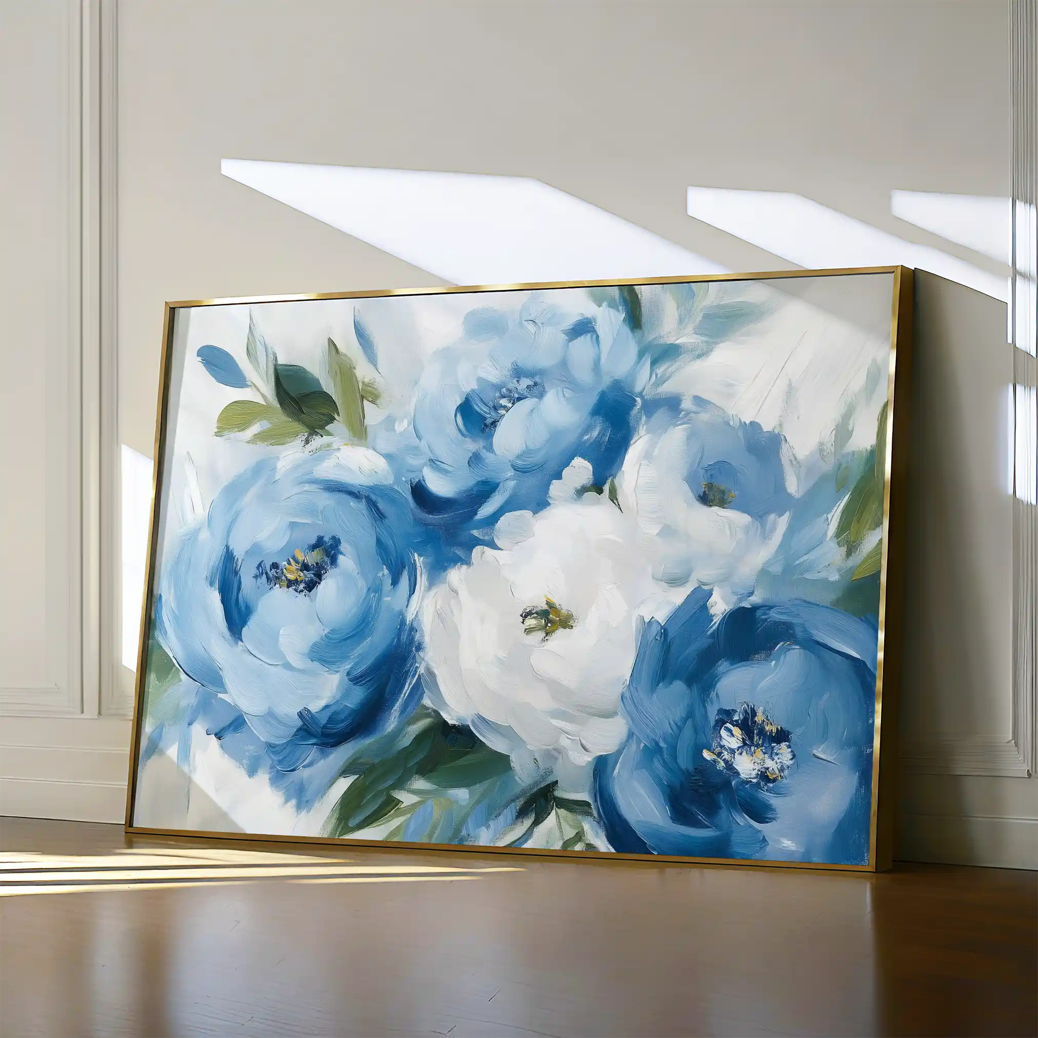 Floral 811 Canvas Art 60 x 40 cm / Black