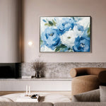 Floral 811 Canvas Art 60 x 40 cm / Black