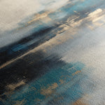 Abstract 812 Canvas Art 16" x 16" / 40 x 40 cm / Black