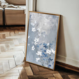 Floral 812 Canvas Art 18" x 24" / 45 x 60 cm / Black