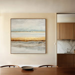 Abstract 814 Canvas Art 16" x 16" / 40 x 40 cm / Black